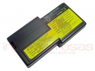 BATERIA DELL THINKPAD R40 R32 4400 mah BLACK  (COMP.)