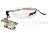 HP DV6000 USB PWR CONNECTOR BOARD 65w ( cabo fixo) (1E).