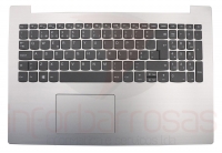 Teclado Lenovo Ideapad 330-15IKB Com Topcover SILVER com colunas com Touchpad