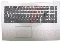 Teclado Lenovo Ideapad 330-15ICH com Topcover com Touchpad com Colunas SILVER