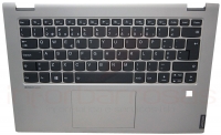 Teclado Lenovo C340-14API Com BackLight Com Top Cover Com Finger Print SILVER