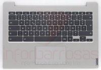 Teclado Lenovo Ideapad 3 CB-14IGL05 Com Topcover FRANCÊS