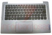 Teclado Lenovo IdeaPad Slim 3 14AMN8 Sem Finger Print Com Top Cover CINZA ARTICO