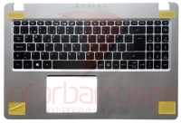 Teclado Acer Aspire A515-52 Com Top Cover SILVER