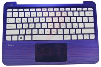 Teclado HP Stream 11-R001ur Com TopCover PURPURA Russo