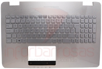 Teclado Asus N551JK Com BackLight Com Top Cover Silver