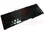 Teclado Toshiba Satellite P300 L350 BLACK Glossy