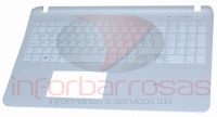 Teclado Sony Vaio SVF1521A6EW BE1 Branco Com Uppercover