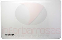 Toshiba L50-A-104 Lcd BackCover Com Hinges BRANCO