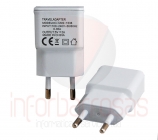 Transf. USB Travel 5V 2A 5W BRANCO