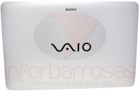 Sony Vaio SVF152A29M  Lcd Back Cover Branco Sem Touch