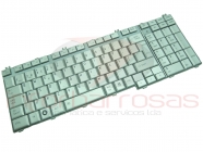 Teclado Toshiba Satellite P200 SILVER
